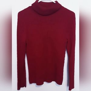 Talbots Brick Red Sweater Pima cotton